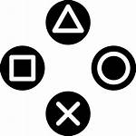 Icon Ps Buttons Games Sony Clipart Ps4
