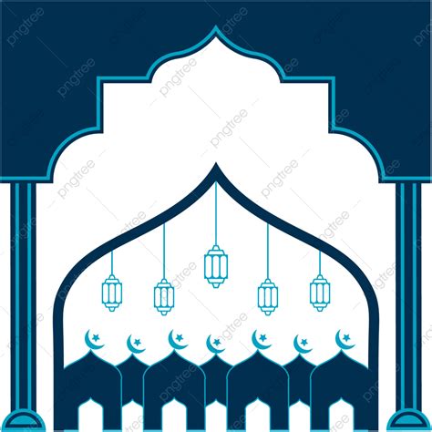 Mosques Clipart Transparent Background Creative Mosque Vector Design