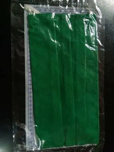 Diposit Reusable Cotton Mask Only Green Colour Number Of Layers 1