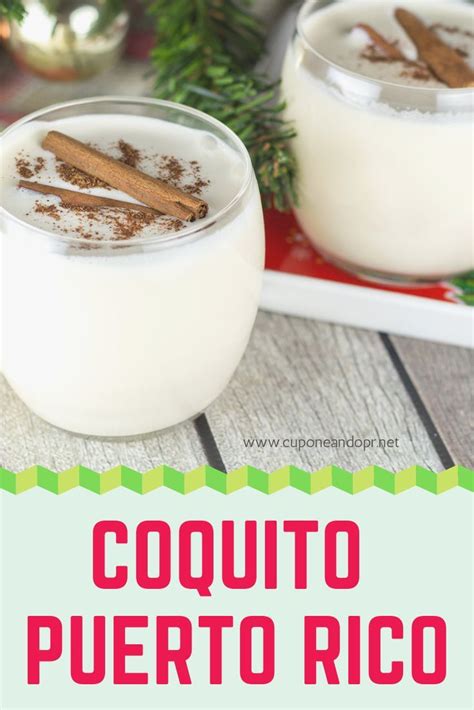 Coquito Navideño Tradicional Cuponeando Pr By Edith Tapia Recipe