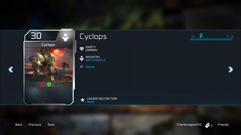 Halo Wars Cyclops