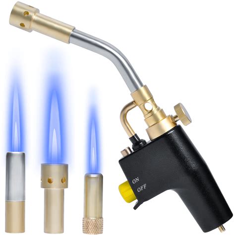 Buy Propane Torch Head Kit With 3 Nozzles High Intensity Trigger Start