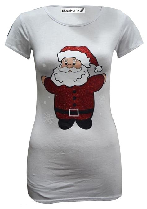 New Womens Novelty Santa Olaf Rudolph Snowman Minion Printed Christmas