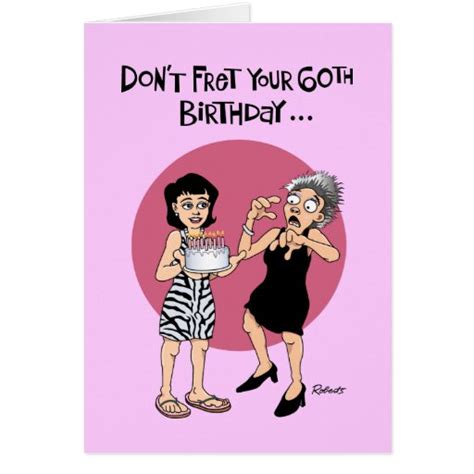 Funny 60th Birthday Card For Her Zazzle