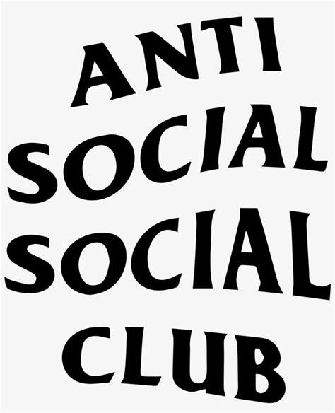 Open Anti Social Social Club Logo Transparent Png 2000x2373 Free