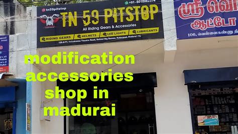 Tn59 pitshop Madurai/bike modification accessories shop in madurai