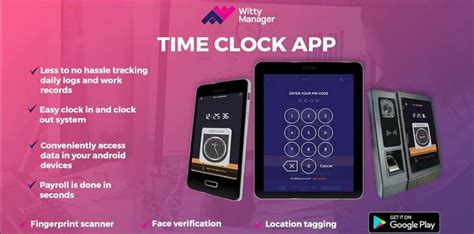 The first completely touchless employee time clock app! Tool of the Week - Witty Employee Time Clock App ...