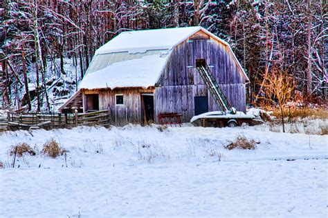 Snowy Barn Explored Anvilcloud Flickr
