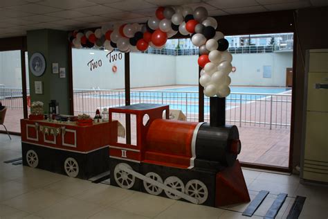 Uras S Two Years Old Party Train Birthday Party 3rd Birthday