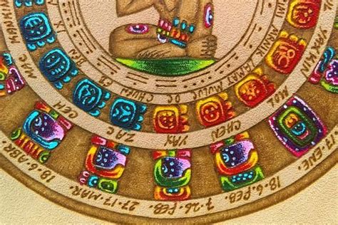 Calendario Maya Calendario Haab Calendario Tzolkin Etsy España