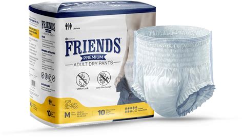 buy friends premium adult diapers pant style 10 count xl waist 30 56 inch online and get upto