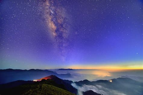 合歡山主峰~銀河~ Milky Way On Clouds Mt Hehuan 3416mtaiwan Flickr