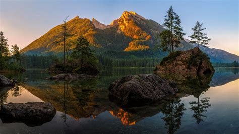 Germany Bavaria Natural Landscape Lake Mountainbeauty Wallpapers