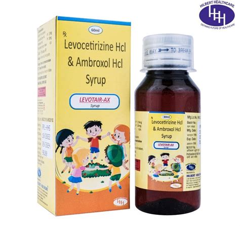 Levocetirizine Hcl And Ambroxol Hcl Syrup At Rs 90bottle