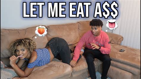 SIT ON MY FACE PRANK WILL SHE YouTube