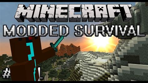 Minecraft Modded Survival 1 Scary Mobs Youtube
