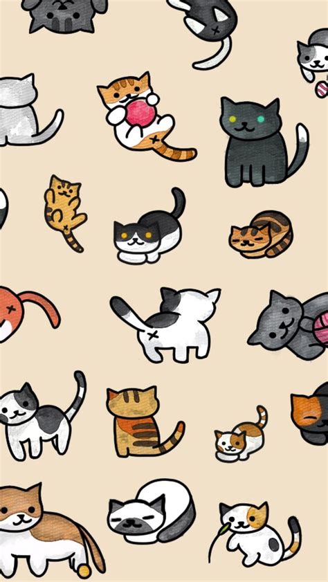 List Of Cute Wallpaper Cat Cartoon 2022