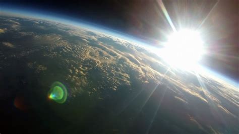 宇宙での日の出を風船を使って撮影してみた 22号機 ふうせん宇宙撮影