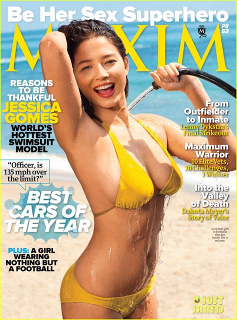 Jessica Gomes Covers Maxim November 2011 Photo 2591566 Bikini