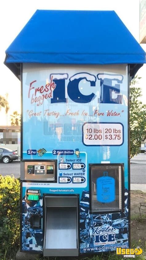 2014 Kooler Ice Im1000 Bagged Ice And Filtered Water Vending Machine