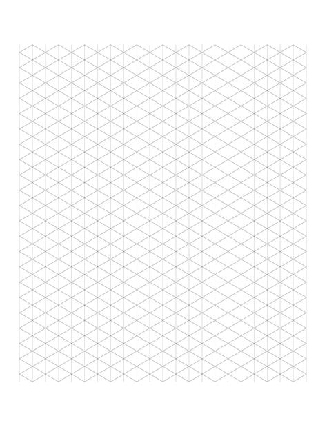 5 Free Isometric Graphgrid Paper Printable