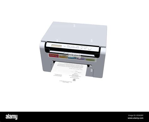 Inkjet Printer In The Office Stock Photo Alamy