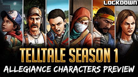 Twd Rts Telltale Season 1 Allegiance Characters Preview The Walking