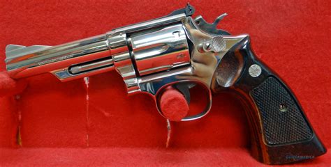 Smith And Wesson Model 19 4 Nickel For Sale
