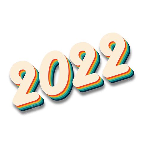 2022 Fondo Transparente Png 2022 Diseño De Texto Año Nuevo Png Y