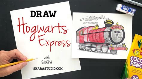 How To Draw The Hogwarts Express Youtube