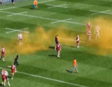 🤦‍♂️ protesters interrupt rugby final