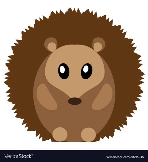 Cute Hedgehog Royalty Free Vector Image Vectorstock