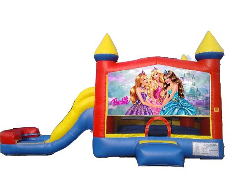 Water Slide Castle Combo Side Slide Barbie 200day Usa Tonys