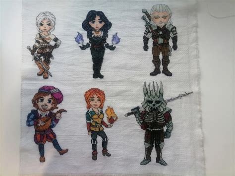 The Witcher Set Cross Stitch Pattern Code Ybp 053 Your Briar Patch
