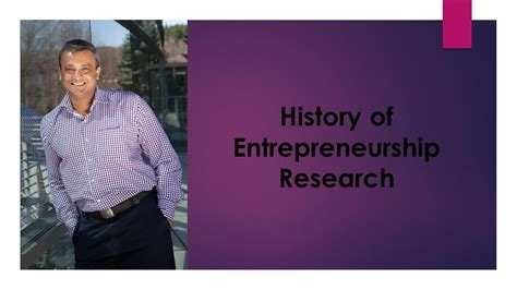 History And Future Of Entrepreneurship Research Youtube