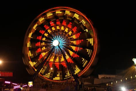 Night Ferris Wheel Taken By Dana Phillips Carnival Rides Amusement