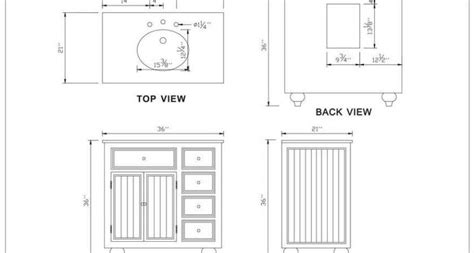 Bathroom vanities come in a number of different sizes and size is perhaps the most important the standard bathroom vanity height for a long time was 30 to 32 inches tall—but not anymore. Standard Bathroom Vanity Sizes Options Decor - The Inductive