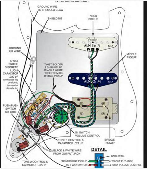 Fender N3 Pickups Stratocaster Wiring Diagram