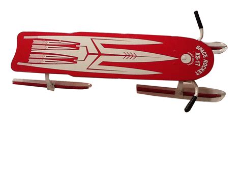 Nicely Restored Late 1950s 60s Space Rocket Xs 17 Sled Orbit
