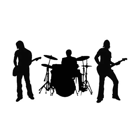 Rock Band Silhouette Clipart 10 Free Cliparts Download Images On
