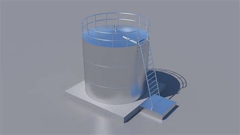 Water Tank 3d Model Cgtrader