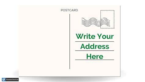 How To Write A Postcard Properly Grammar Check