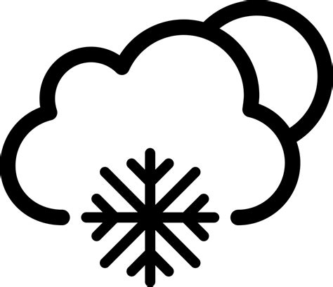 Snowy Weather Symbol Svg Png Icon Free Download 6754