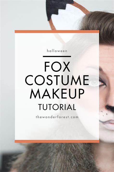 Fox Makeup Tutorial For Halloween Fox Makeup Tutorial Fox Costume