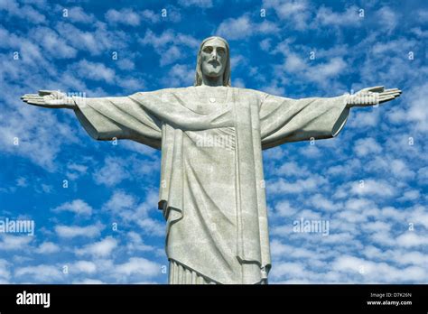 Jesus Christ The Redeemer Statue Corcovado Mountain Rio De Janeiro