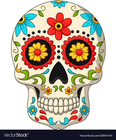 Illustration Of Day Of The Dead Skulls Download A Free Preview Or High