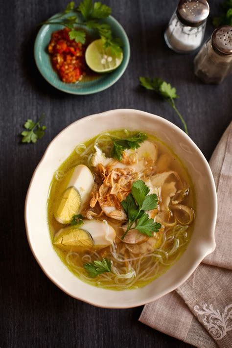 Authentic and easy soto betawi (jakarta beef soup) recipe you can make at home that will remind soto (traditional indonesian soup) is widely enjoyed throughout indonesia and every region has its. Soto Ayam- Indonesian Chicken Soup | Asian recipes ...