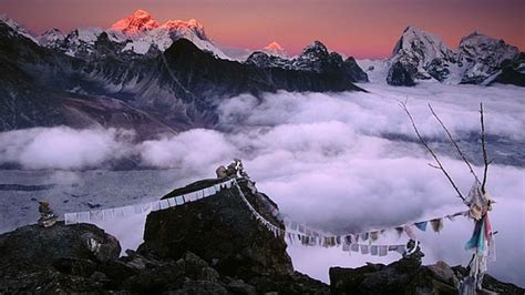 Hd Wallpaper Peaks Asia Nepal Annapurna Base Camp Mount Qomolangma
