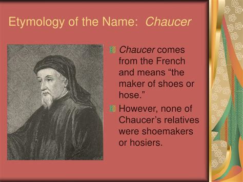 Ppt Middle English Literature And Chaucers The Canterbury Tales