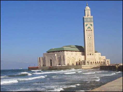 Hassan Ii Mosque Amazing Mosque Over The Atlantic Ocean Travel